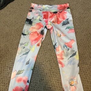 Jockey Kids Leggings with Vibrant Floral Design